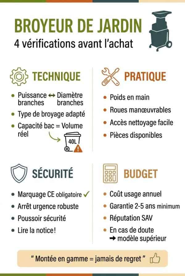 Votre checklist avant l'achat définitif
