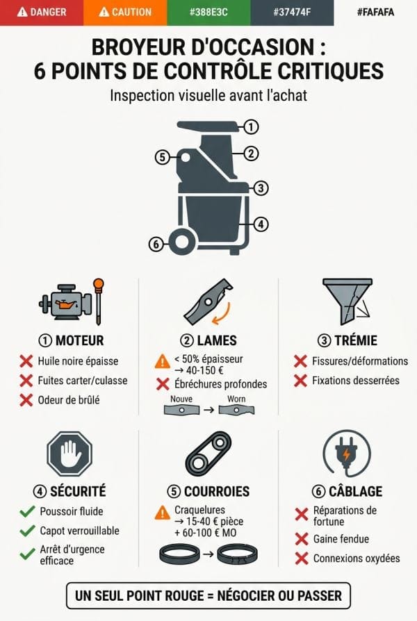 Les signes visuels d'usure critique à repérer