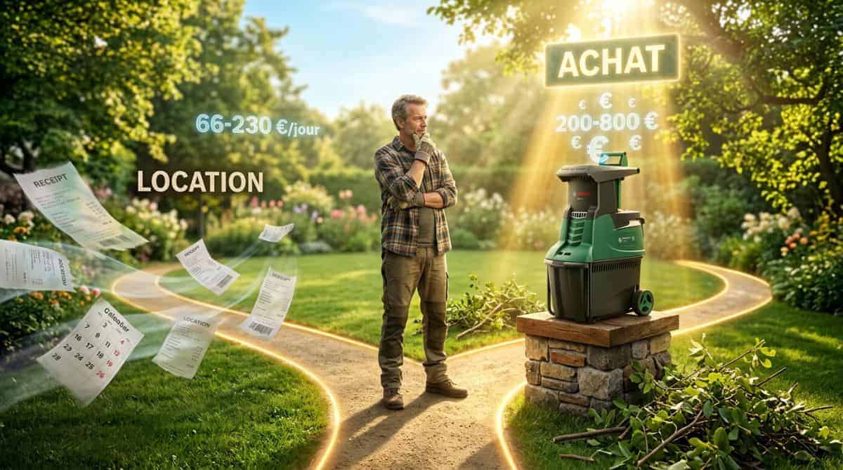 Broyeur de végétaux : faut-il louer ou acheter ?