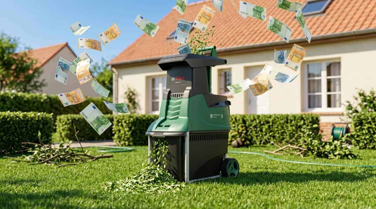 Combien coûte la location d'un broyeur de végétaux ?