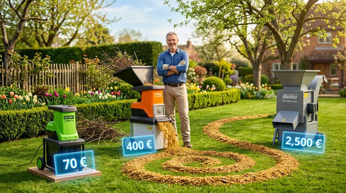 Prix d'un broyeur de végétaux : tous les budgets